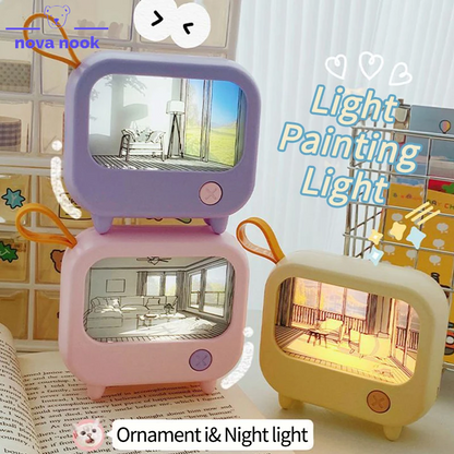 TV Painting Night Light Led 